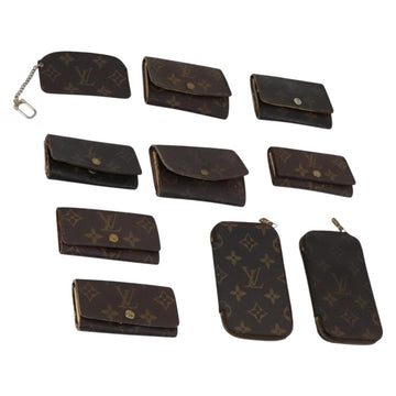 LOUIS VUITTON Monogram Key Case 10 Set LV Auth CB136