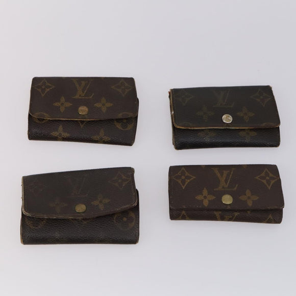 LOUIS VUITTON Monogram Key Case 10 Set LV Auth CB136