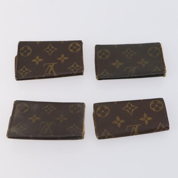 LOUIS VUITTON Monogram Key Case 10 Set LV Auth CB136