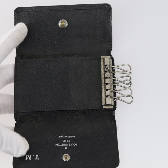 LOUIS VUITTON Monogram epi Key Case 10 Set Red Black LV Auth CB137