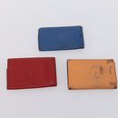 LOUIS VUITTON Monogram epi Key Case 10 Set Red Black LV Auth CB137-14