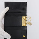 PRADA Key Case Saffiano Nylon 10 Set Pink Black blue Auth CB139-10