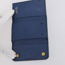 PRADA Key Case Saffiano Nylon 10 Set Pink Black blue Auth CB139-17