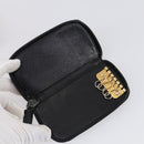 PRADA Key Case Saffiano Nylon 10 Set Pink Black blue Auth CB139-5