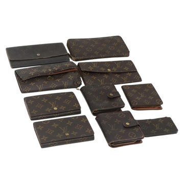 LOUIS VUITTON Monogram Wallet 10 Set LV Auth CB142
