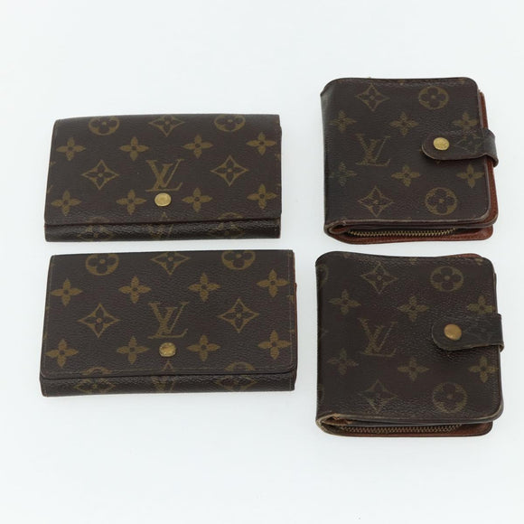 LOUIS VUITTON Monogram Wallet 10 Set LV Auth CB142