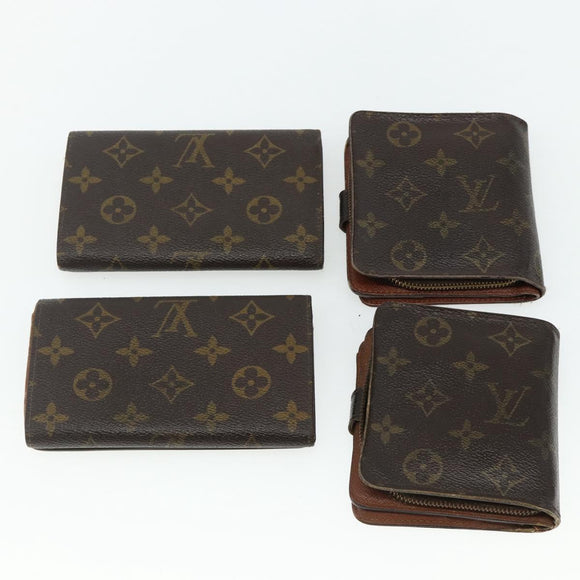 LOUIS VUITTON Monogram Wallet 10 Set LV Auth CB142