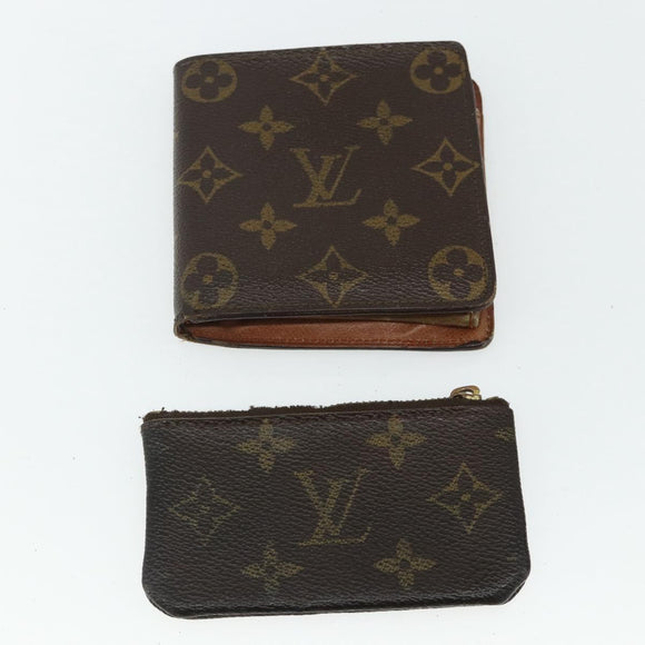 LOUIS VUITTON Monogram Wallet 10 Set LV Auth CB142