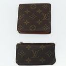 LOUIS VUITTON Monogram Wallet 10 Set LV Auth CB142-39