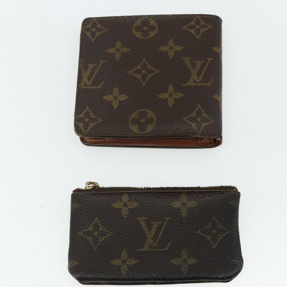 LOUIS VUITTON Monogram Wallet 10 Set LV Auth CB142