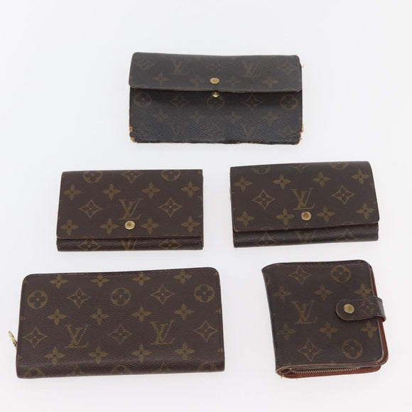 LOUIS VUITTON Monogram Wallet 10 Set LV Auth CB143