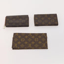 LOUIS VUITTON Monogram Wallet 10 Set LV Auth CB146-13