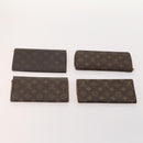 LOUIS VUITTON Monogram Wallet 10 Set LV Auth CB146-3