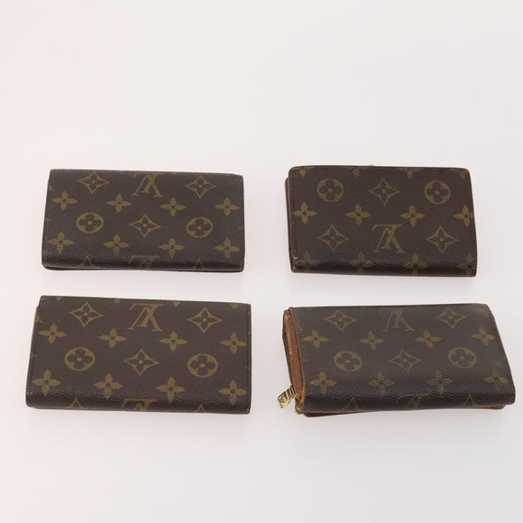 LOUIS VUITTON Monogram Wallet 10 Set LV Auth CB147