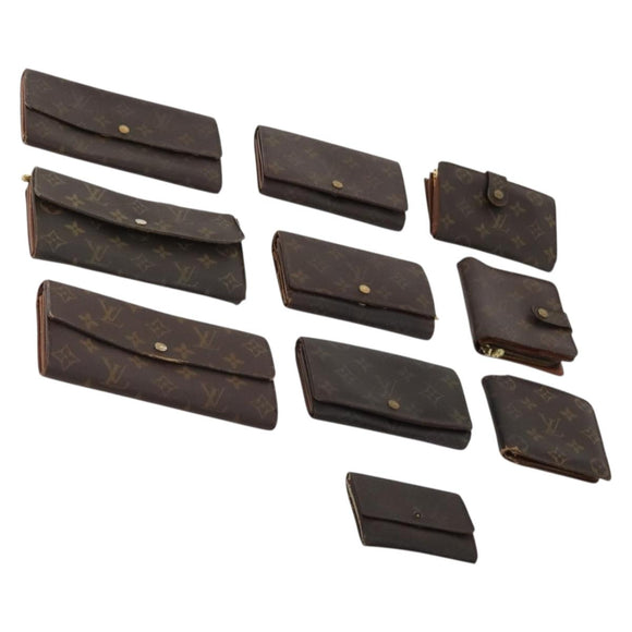 LOUIS VUITTON Monogram Geldbörse 10er Set LV Auth CB149