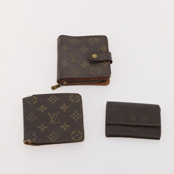 LOUIS VUITTON Monogram Geldbörse 10er Set LV Auth CB149