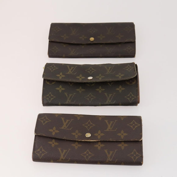 LOUIS VUITTON Monogram Geldbörse 10er Set LV Auth CB149