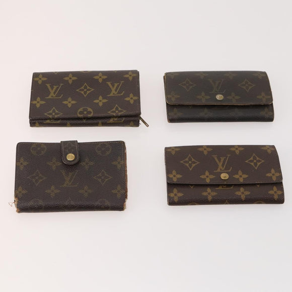 LOUIS VUITTON Monogram Wallet 10 Set LV Auth CB151
