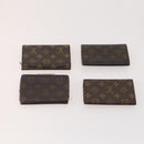 LOUIS VUITTON Monogram Wallet 10 Set LV Auth CB151-14