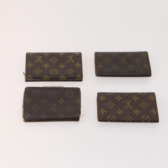 LOUIS VUITTON Monogram Wallet 10 Set LV Auth CB151