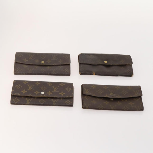 LOUIS VUITTON Monogram Wallet 10 Set LV Auth CB151