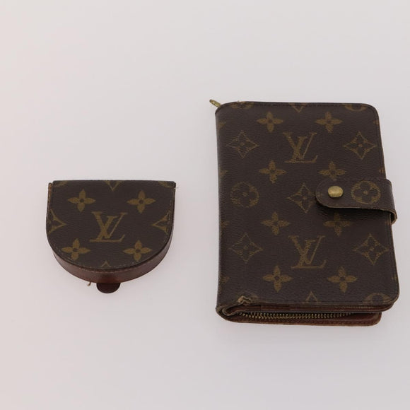 LOUIS VUITTON Monogram Wallet 10 Set LV Auth CB151