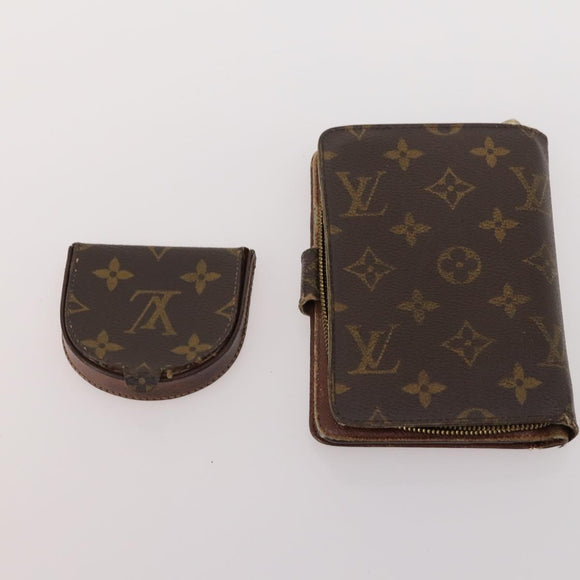 LOUIS VUITTON Monogram Wallet 10 Set LV Auth CB151