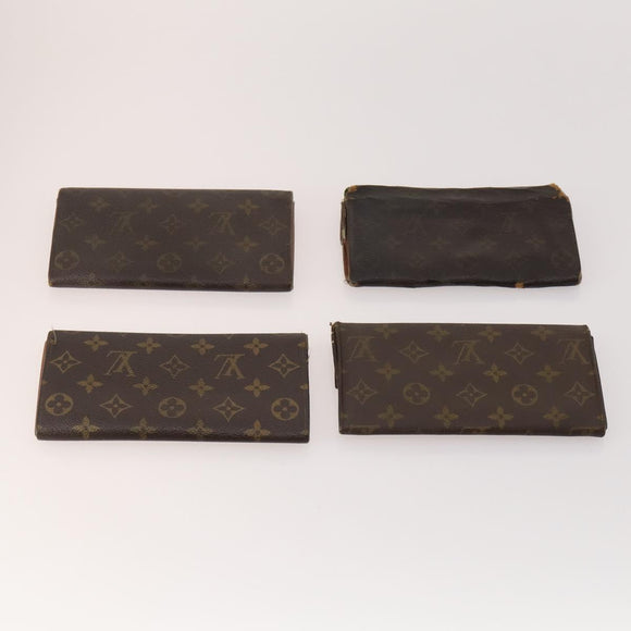 LOUIS VUITTON Monogram Wallet 10 Set LV Auth CB151