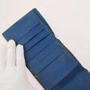 LOUIS VUITTON Epi Wallet 10 Set Black Red blue LV Auth CB154-15