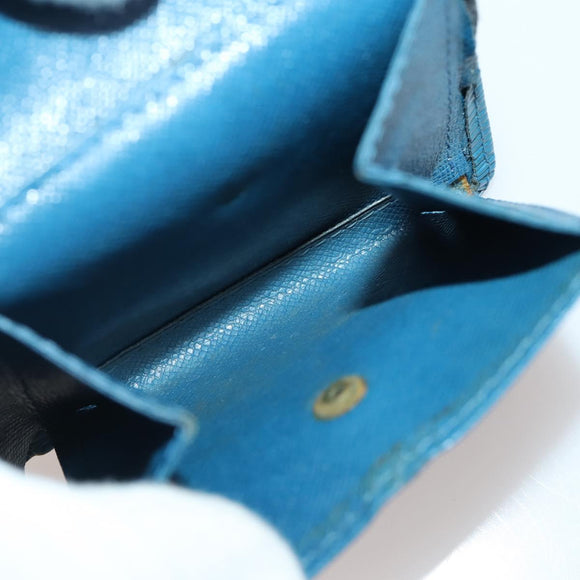 LOUIS VUITTON Epi Wallet 10 Set Black Red blue LV Auth CB154