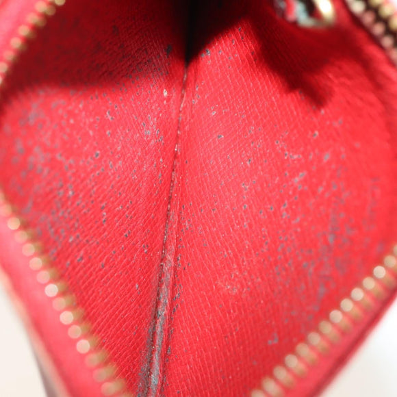 LOUIS VUITTON Epi Wallet 10 Set Black Red blue LV Auth CB154