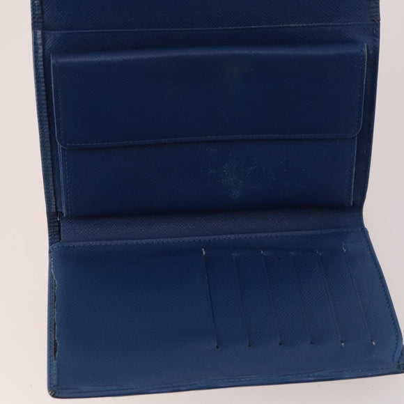 LOUIS VUITTON Epi Wallet 10 Set Black Red blue LV Auth CB154