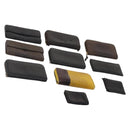 BOTTEGA VENETA INTRECCIATO Wallet Leather 10 Set Black Brown yellow Auth CB158-1