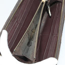 BOTTEGA VENETA INTRECCIATO Wallet Leather 10 Set Black Brown yellow Auth CB158-18