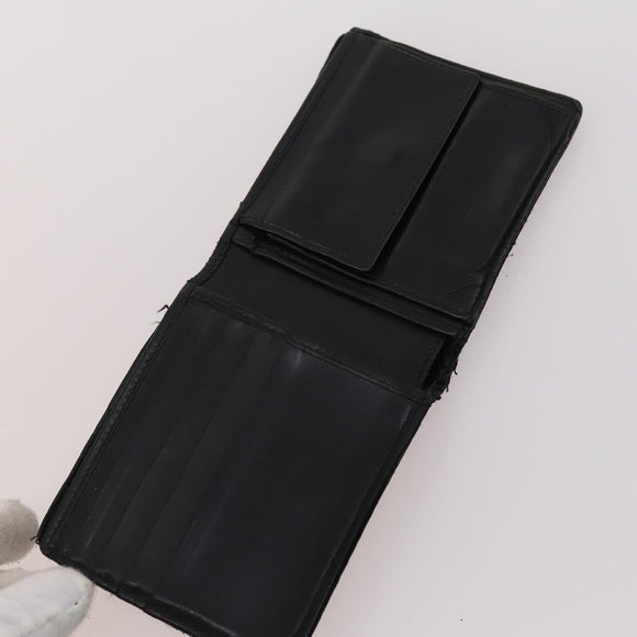 BOTTEGA VENETA INTRECCIATO Wallet Leather 10 Set Black Brown yellow Auth CB158