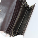 BOTTEGA VENETA INTRECCIATO Wallet Leather 10 Set Black Brown yellow Auth CB158-6