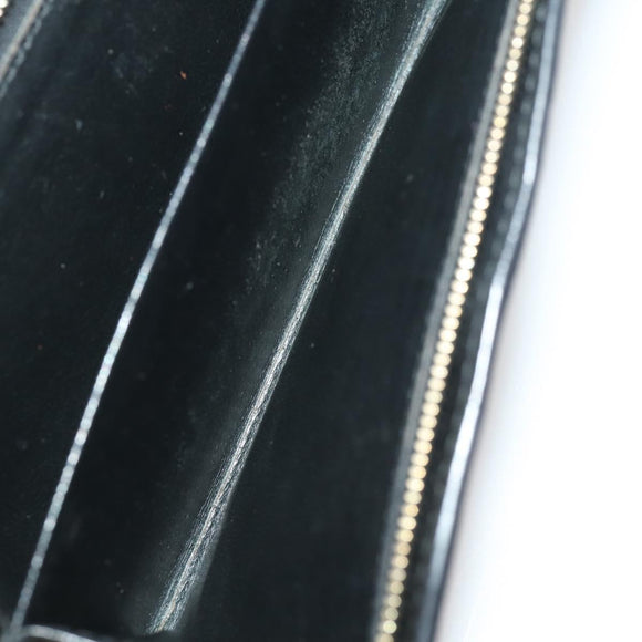 BOTTEGA VENETA INTRECCIATO Wallet Leather 10 Set Black Brown yellow Auth CB158