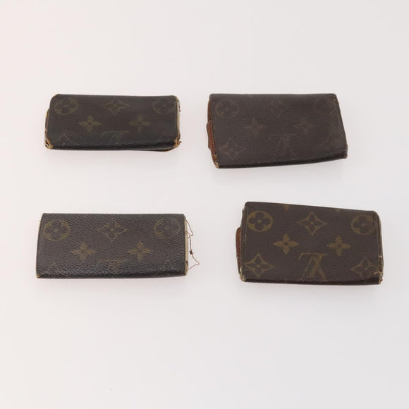 LOUIS VUITTON Monogram Key Case 10 Set LV Auth CB161
