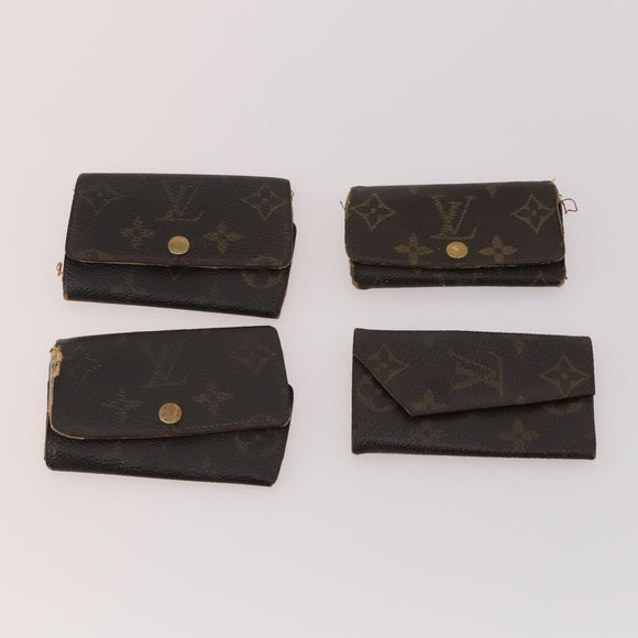 LOUIS VUITTON Monogram Key Case 10 Set LV Auth CB162