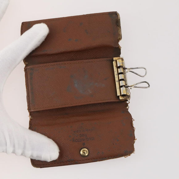 LOUIS VUITTON Monogram Key Case 10 Set LV Auth CB163
