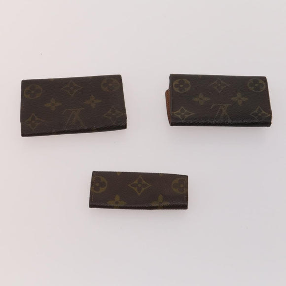 LOUIS VUITTON Monogram Key Case 10 Set LV Auth CB163