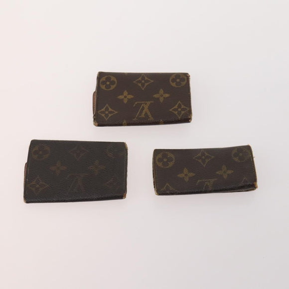LOUIS VUITTON Monogram Key Case 10 Set LV Auth CB163