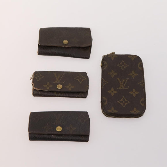 LOUIS VUITTON Monogram Key Case 10 Set LV Auth CB163
