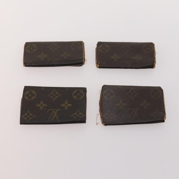 LOUIS VUITTON Monogram Damier Azur Graphite Key Case 10 Set LV Auth CB164