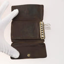 LOUIS VUITTON Damier Ebene Key Case 10 Set LV Auth CB165-5