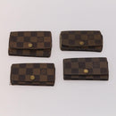 LOUIS VUITTON Damier Ebene Key Case 10 Set LV Auth CB165-7