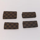 LOUIS VUITTON Damier Ebene Key Case 10 Set LV Auth CB165-8