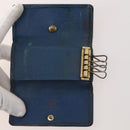 LOUIS VUITTON Epi Key Case 10 Set Blue Black Red LV Auth CB166-10