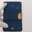 LOUIS VUITTON Epi Key Case 10 Set Blue Black Red LV Auth CB166-13
