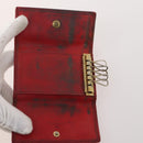 LOUIS VUITTON Epi Key Case 10 Set Blue Black Red LV Auth CB166-18